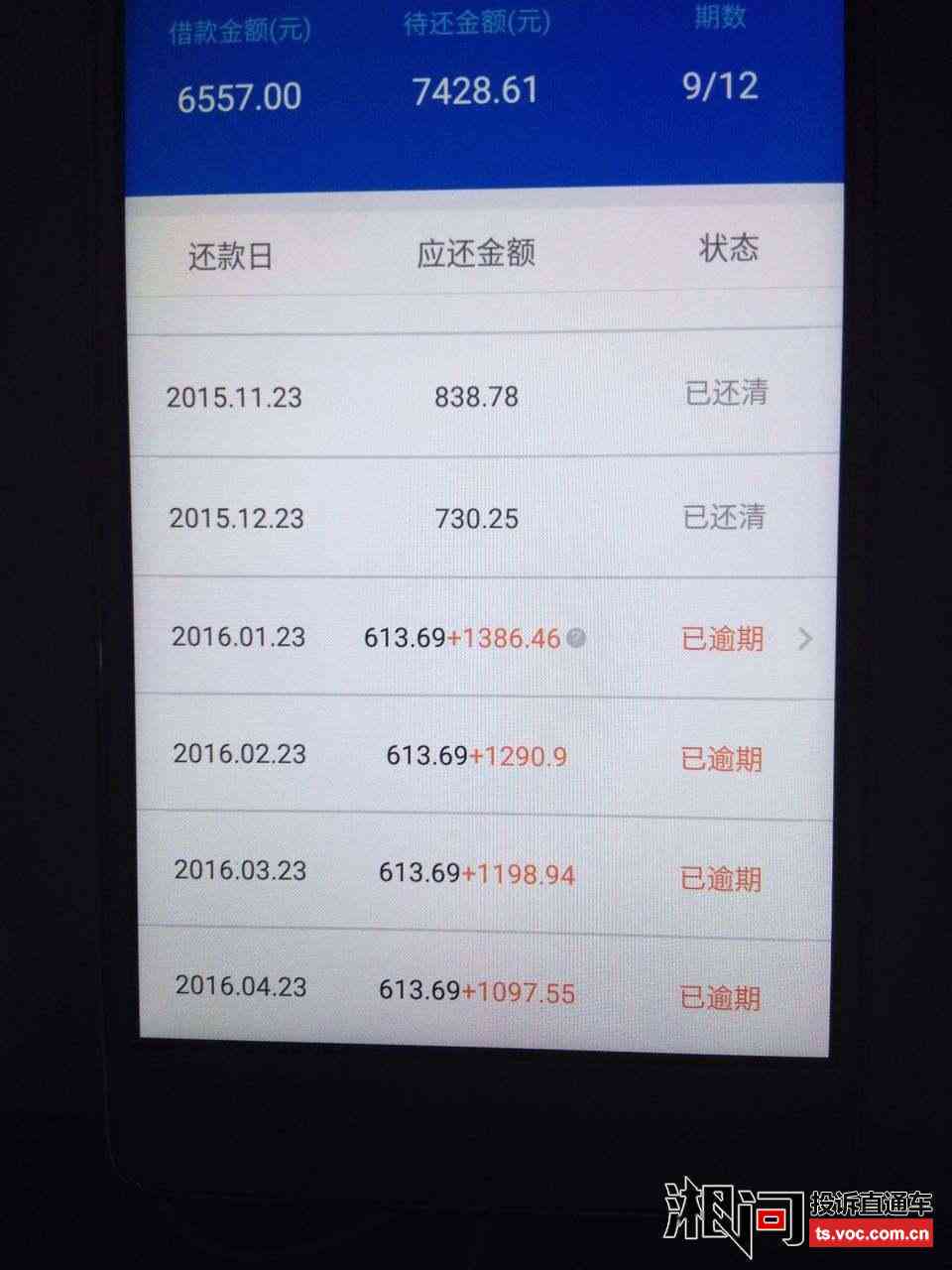 7500逾期3年多少钱