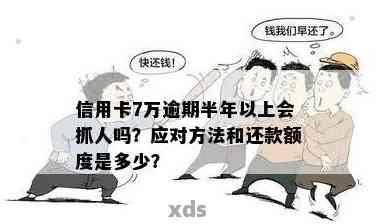 信用卡7万逾期半年以上会抓人吗？怎么办？