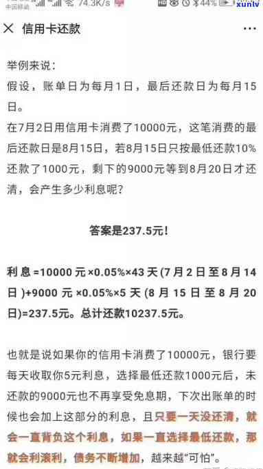 信用卡欠款20万，一个月内还款所需支付的利息及相关费用全解析