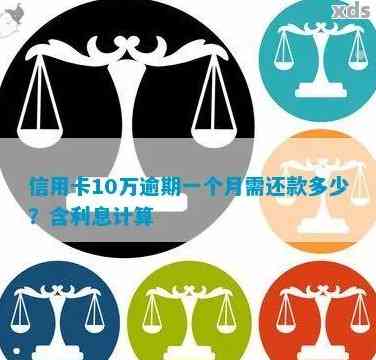 信用卡逾期还款10万需要支付多少罚息？一个月的逾期利息计算方法及影响