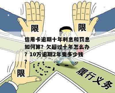 信用卡逾期还款10万需要支付多少罚息？一个月的逾期利息计算方法及影响