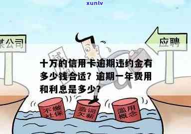 信用卡逾期还款10万需要支付多少罚息？一个月的逾期利息计算方法及影响