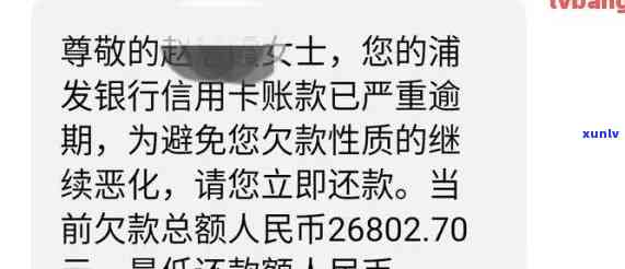 浦发信用卡25万逾期