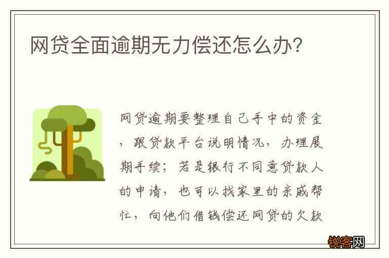 网贷全面逾期无力偿还怎么办？2020正规渠道处理建议