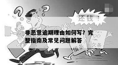 非恶意逾期法规解释：全解、处理方式与意义