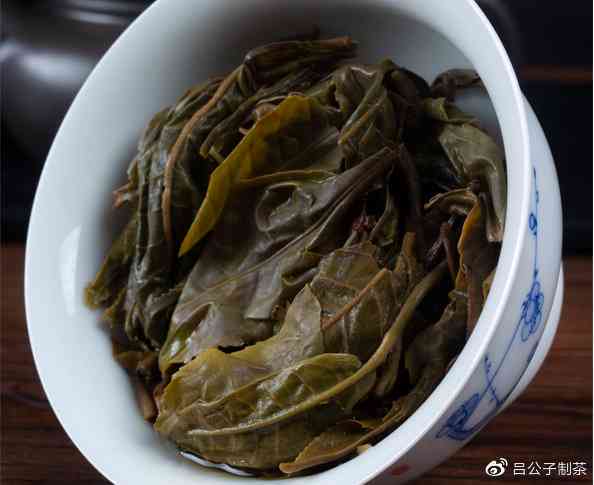 普洱茶生茶五年后冲泡的茶底