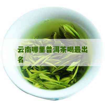 云南哪里的普洱茶好喝又实