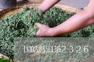 国皓普洱茶2326价目表及品质：消失与价格贵不贵？