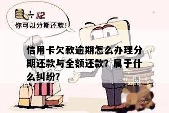 信用卡逾期额大怎么办理分期还款