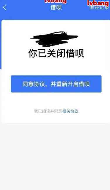 借呗被关了是什么提示？关闭后显示的详细信息