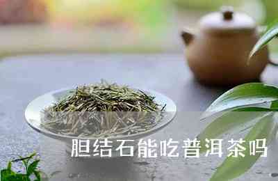 胆结石喝普洱茶好不好：有胆结石的人能不能喝普洱茶熟茶？