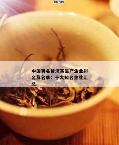 探究十大名牌普洱茶：哪些牌子的普洱茶独具魅力，成为一线好喝？