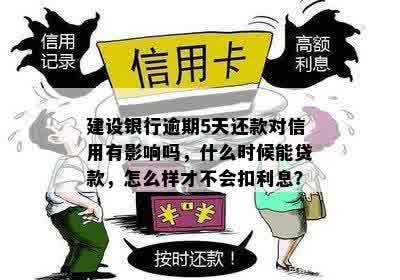 建行信用卡晚还款15天会产生什么后果？逾期还款后的罚息和影响有哪些？