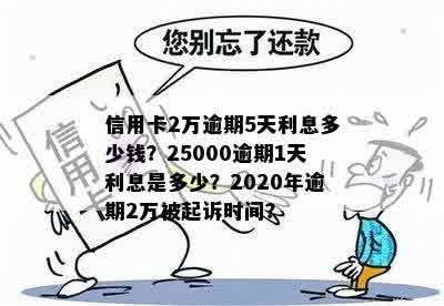 欠信用卡2万逾期5年