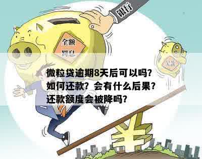 逾期8天后还款的微粒贷，是否还能再次借款并借出？