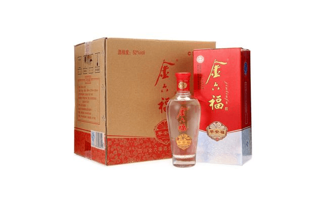 金六福白酒：金玉满堂礼盒多少钱一瓶？(不包含京东)