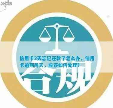 信用卡忘还逾期了2天有影响吗：解决办法与建议