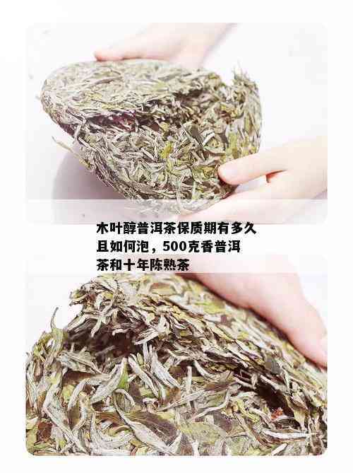 木叶醇香普洱茶500克价格及年份：十年陈普洱熟茶