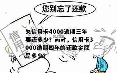 信用卡逾期3年多4000元：解决方法、影响和如何合理规划债务