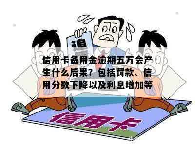 信用卡备用金逾期五万的后果及应对策略：了解详细情况并避免信用损失