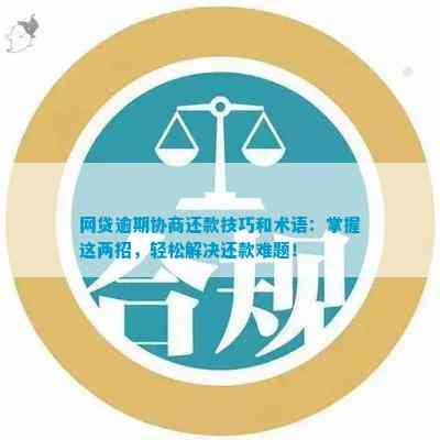 全面解决网贷逾期问题：协商还款技巧与常用术语解析