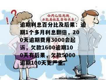 逾期100天欠款5000会有什么后果：探讨逾期10天后的风险和影响