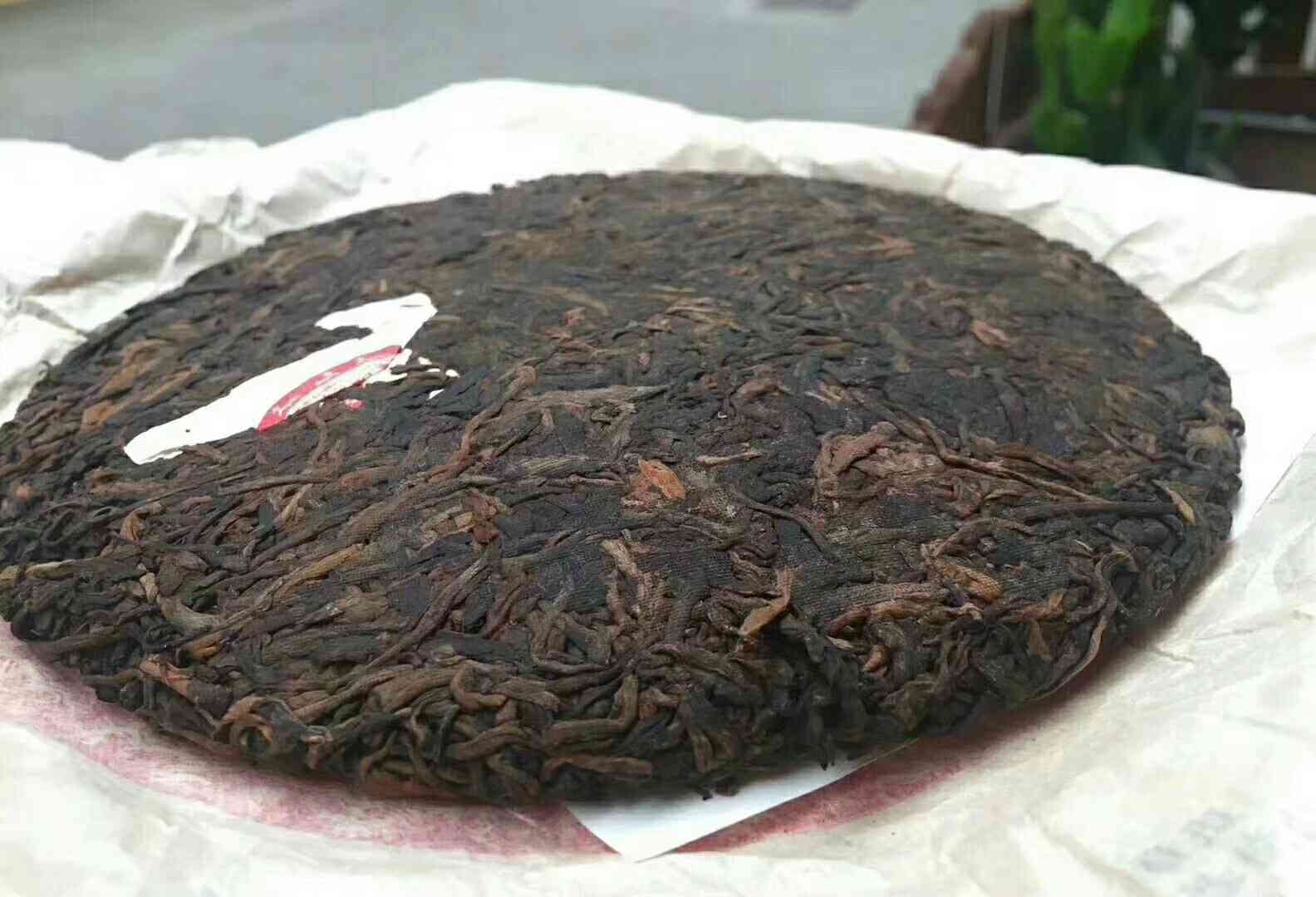 云南七子饼熟普洱茶饼