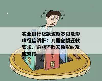 农业银行贷款逾期几天还款会不会有影响？逾期几期会被要求全额还款。