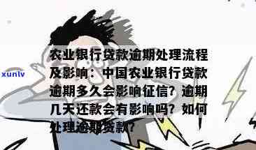 农行贷款逾期八天了怎么办