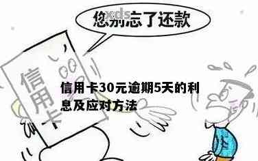 信用卡逾期30元，5天后会产生怎样的后果及解决方法？