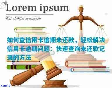 信用卡逾期还款记录查询全攻略：如何获取详细信息、影响及解决方法