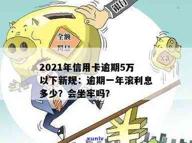 2021年信用卡逾期5万新规：逾期一年滚多少？会坐牢吗？一个月要多少利息？