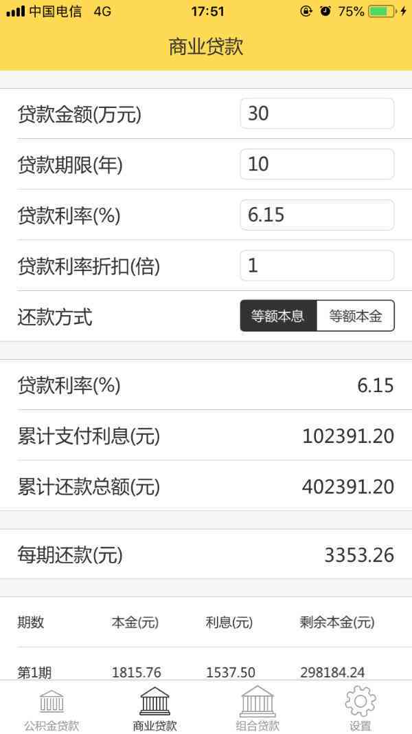 15万60期贷款一个月利息计算：正常还款金额是多少？