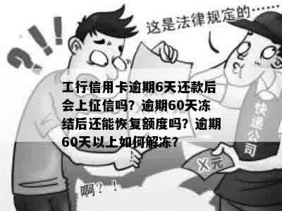 招行信用卡逾期6天怎么办