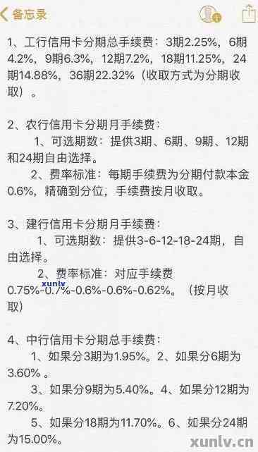 信用卡分期付款：1.5万元24期的利息和手续费是多少？