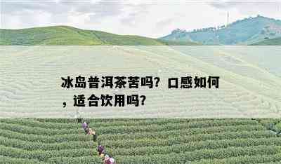 冰岛普洱茶比较苦的是哪种茶：探究冰岛普洱茶中的苦涩成分