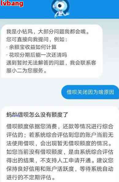 借呗一周没还降额吗