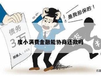 度小满金融能不能协商减免：一次性还清、还款方式及利息减免问题