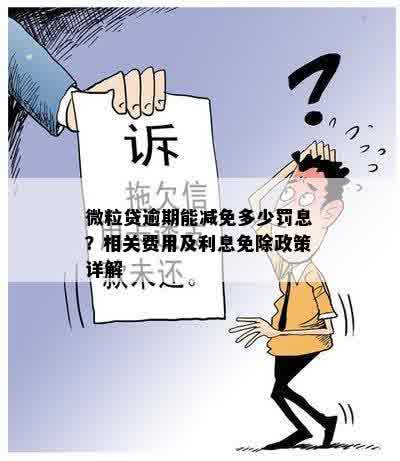 微粒贷逾期后利息减免的可能性及相关政策解读