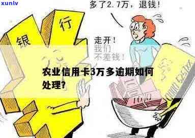 农业银行信用卡逾期3万多，如何处理和恢复信用？