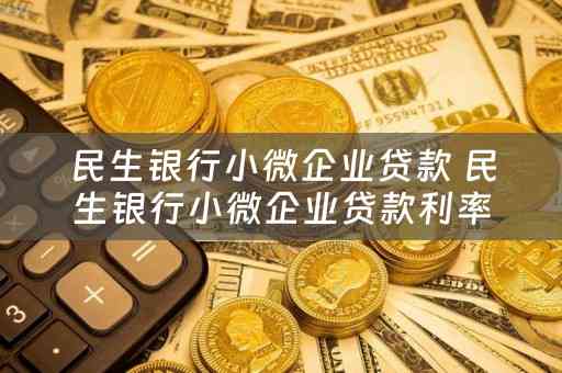 民生小微微贷： 客服电话、利率、贷款产品及金融贷款评价