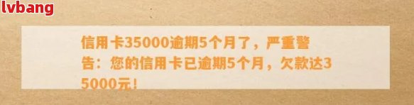 信用卡逾期35000元5个月，我应该如何解决？逾期后果有哪些？还款计划和建议