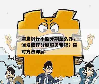 浦发信用卡分期付款功能受限？解决方案和替代选择一览