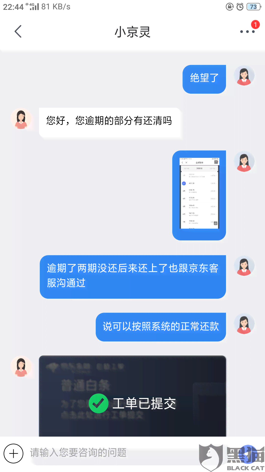 白条逾期一次性结清欠款