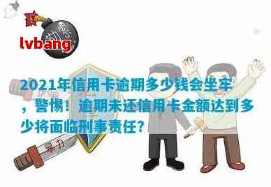 2021年信用卡逾期多久会上以及对应的金额，甚至是否会导致坐牢？