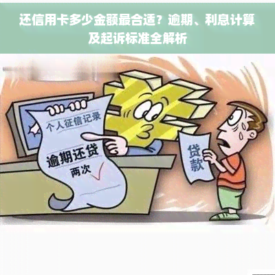 信用卡逾期还款金额的标准与起诉风险分析