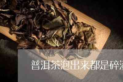 普洱茶茶渣