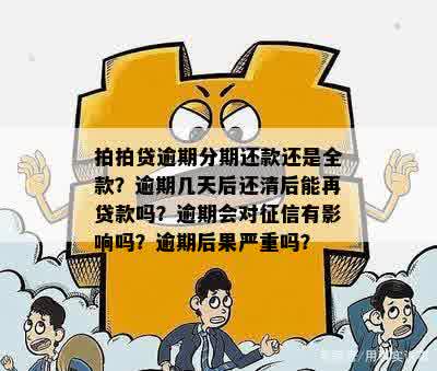 贷款逾期办理分期还款有什么影响