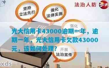 光大信用卡43000逾期一年：利息、处理方式及后果全解析