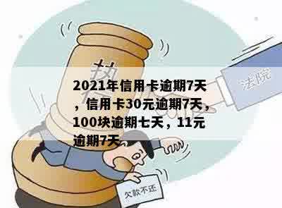 信用卡逾期1到30天会怎样处理，2021年信用卡逾期几天，信用卡30块钱逾期。